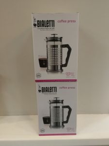 Френч-пресс для кофе и чая Bialetti - современный заварник от итальянского производителя. 