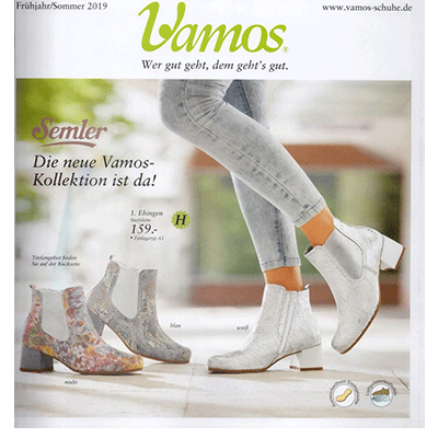 Каталог Vamos осень/ зима 2018/19 — удобная женская и мужская обувь для каждого