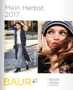 Каталог Baur Mein Herbst осень 2017 - трендовые луки молодежной моды осень-зима 2017