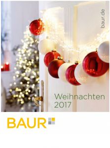 Каталог Baur Weihnahten зима 2017-2018 - рождественские товары для дома, подарки, украшения, часы, женская одежда и много другое