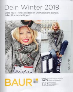 Каталог Baur Dein Winter зима 2019/2020 —  стильная одежда для женщин среднего возраста