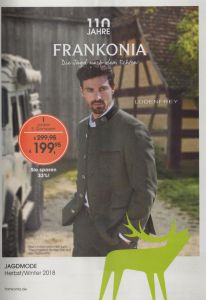 Каталог Frankonia Man Sale осень/зима 2018/19 — люксовые брендовые коллекции в английском стиле по скидке