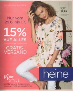 Каталог Heine Sale лето 2018 — высококачественная одежда для женщин по скидке