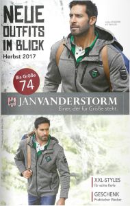 Каталог Jan Vanderstorm осень 2017 - высококлассная одежда больших размеров для мужчин