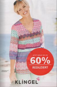 Каталог Klingel Sale 60% весна-лето 2018 - грандиозная распродажа женской одежды, украшений, часов и товаров для дома