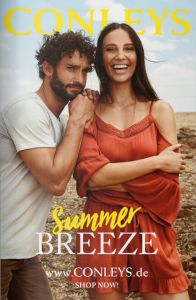 Каталог Conleys Summer Breeze лето 2018 - пляжные тренды известных европейских брендов:  Diesel, Fuxing, Mavi, Hugo Boss, LTB, Pepe Jeans