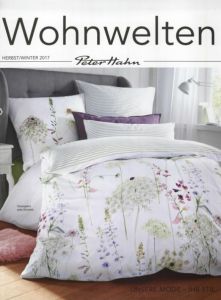 Каталог Peter Hahn Wohnwelten осень 2017 - люксовый домашний текстиль из Германии