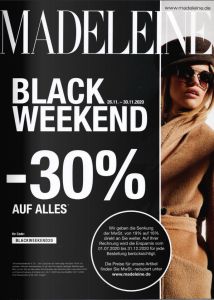 Каталог Madeleine Black Weekend зима 2021 — горячие хиты мировых подиумов в немецком бренде Мадлен